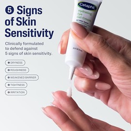Cetaphil - Crema hidratante en gel para ojos con ácido hialurónico, diseñada para hidratar, iluminar y suavizar profundamente la zona debajo de los oj