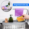 NiHome Telescopic Kitchen Over Sink Organizer with Towel Hanger, Expandable