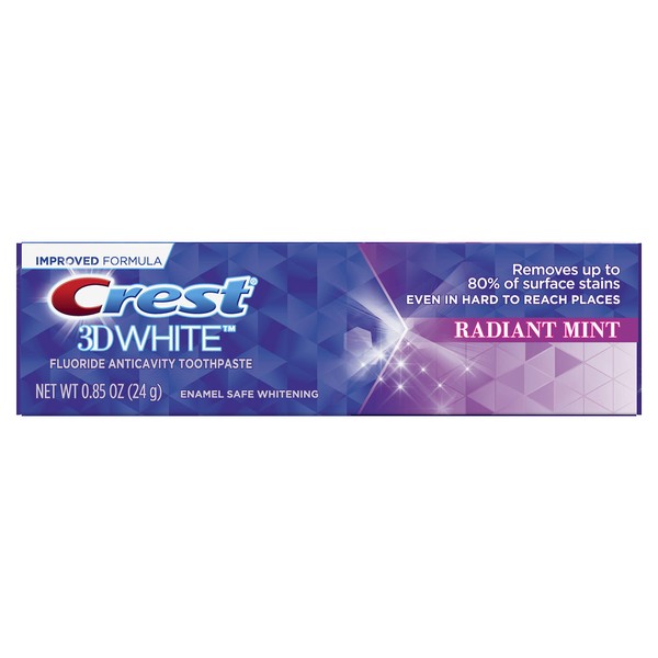 Crest 3D White Vivid Fluoride Anticavity Toothpaste - 0.85 oz