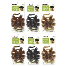 Scunci Clip de pulpo grande, 6-count, 3.5 x 2.75 x 1.8 pulgadas, Unisex, para todos los tipos de cabello, 6 unidades en paquete
