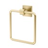 Gatco 4062 Elevate, Towel Ring, Brushed Brass