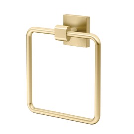 Gatco 4062 Elevate, Towel Ring, Brushed Brass