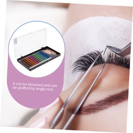 Baluue 4 Boxes Grafting False Eyelashes Natural False Lash Volume Fake Eyelash Long Fake Eyelash Fake Lashes Volume False Eyelash False Lashes Volume Fake Lash Faux Lashes Fiber