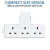 Multi Plug Adaptor, 3 Way Plug Adapter Uk Surge Protected
