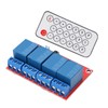 4 Channel Receiving Relay Module 4CH Infrared Remote Transceiver Receiver