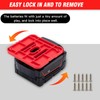 Battery Holder for Milwaukee M18 18V Battery, Wall Mount Batteries