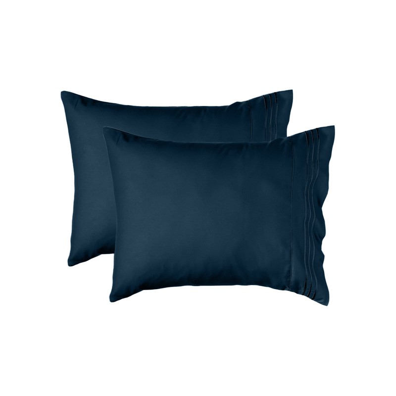 Elegant Comfort 4-Piece Solid Smart Sheet Set-Deep Pocket Fitted Sheet