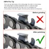 Hipa 12 Pack Chainsaw File, Chainsaw Sharpener Kit, 5/32", 3/16",
