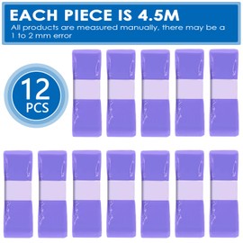 Fsaklaskdy 12 Stück 4.5 m Windeleimer Geruchsdicht Nachfüllkassetten, Baby Plastik Windeleimer, Litter Locker Nachfüllkassetten, Windelbeutel mit Hervorragende Abdichtung und Zähigkeit - Lila