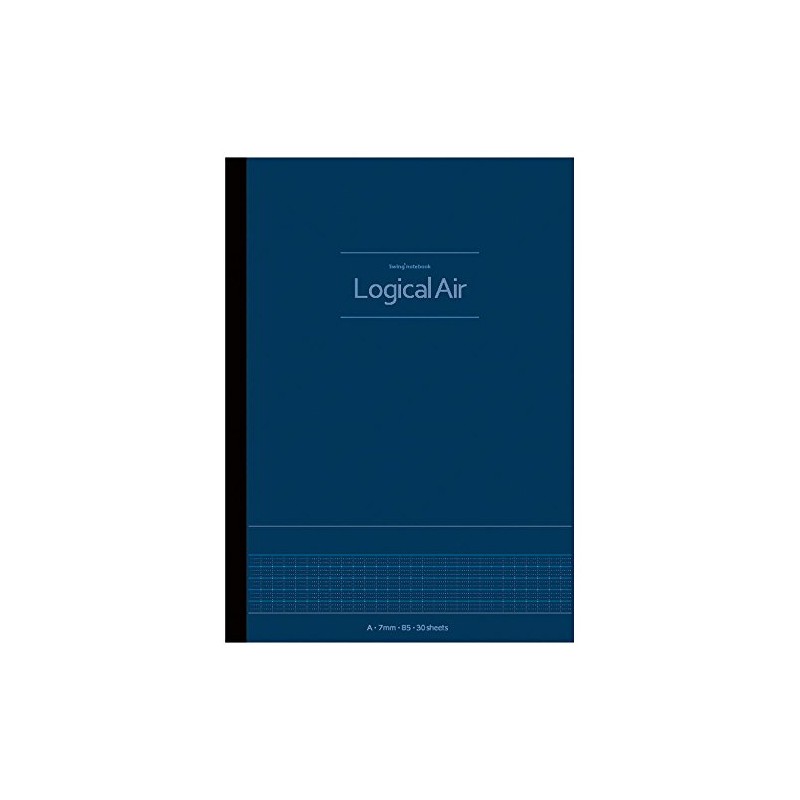 Nakabayashi Logical Air Lightweight Notebook, A Ruled, A4, Dark Blue,
