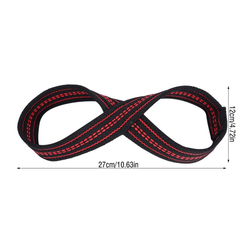 Weight Lifting Straps, Soft Nylon Figure 8 Lifting Straps, Wrist