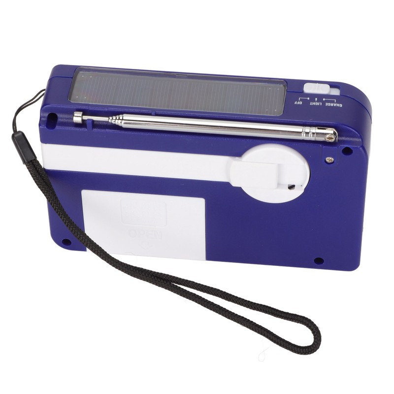 RD‑638T Hand Crank Flashlight Radio Multifunctional Portable Solar Emergency Weather