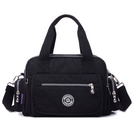 Outreo Handbag Women's Shoulder Bag Lightweight Messenger Bag Fashion Casual Shoulder Bag Waterproof Bags Designer Messenger Bag Travel Bag, black