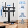 HOLMAXD Universal TV Stand for 27-60 Inch TVs with Swivel