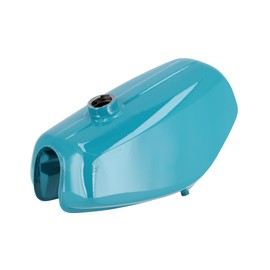 Set: Tank + Side Cover, Water Blue RAL 5021 - for Simson S50, S51, S70