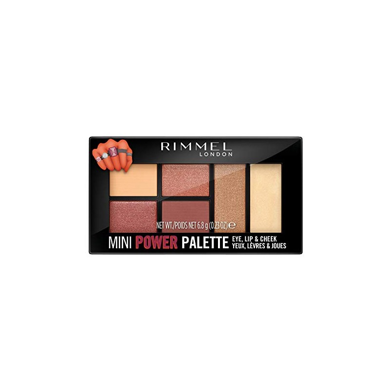 Rimmel London Mini Power Palette - 006 Fierce, 8 g