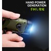 COOLEAD Hand Crank Charging Light, LED Flashlight, Hand Crank Charging,