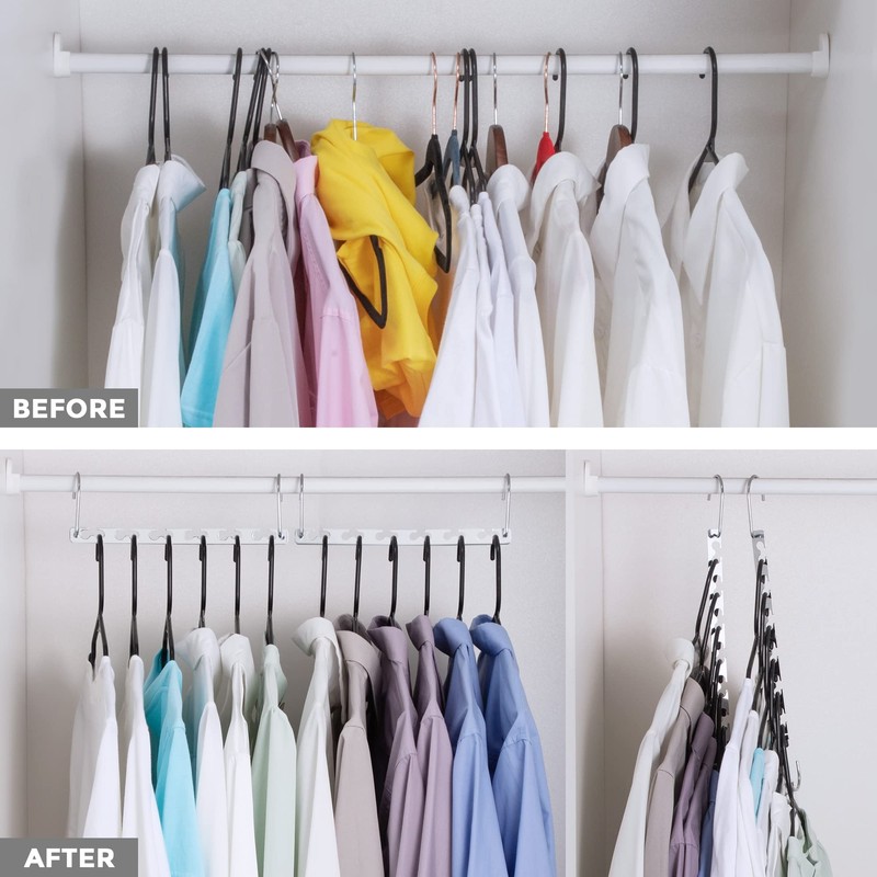 HOUSE DAY Magic Clothes Hangers Space Saving Hangers for Hangers