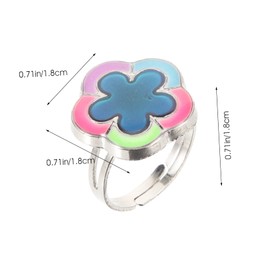 BESPORTBLE Luminous for Women Mood Rings for Teen Girls Jewelry for Women Adjustable