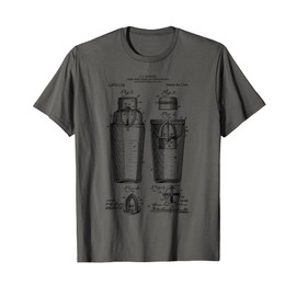 Bartender Barman Gift Drink Shaker & Mixer Patent Maglietta