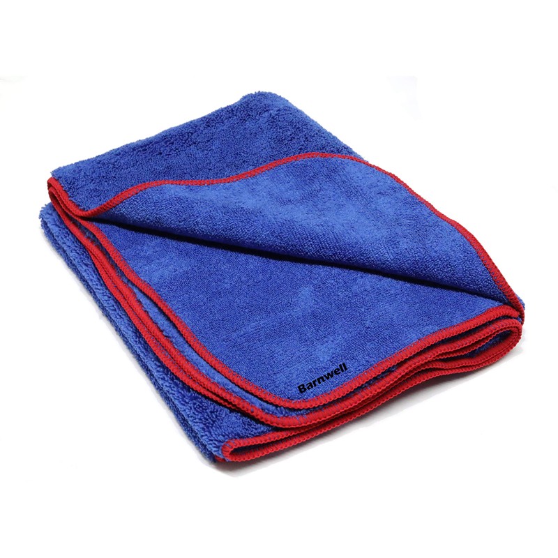 Barnwell Fluffy Blue Large Microfibre Drying Towel Cloth for Car