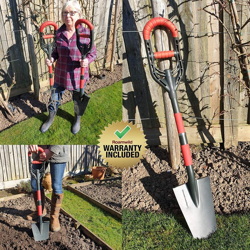 Roamwild Multi-Digger Garden Spade – Reinforced Fibreglass Light Weight Gardening