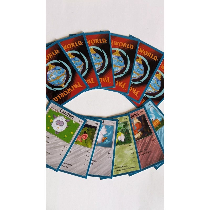Palworld Trading Cards, Fan Art 6-Pack (2024)