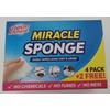 Miracle Cleaning Sponge – 12 Pack, White – Multipurpose Dirt