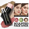 Anglicolor Highlighter Long Lasting, Contour Stick Makeup Naturally, Blush Makeup
