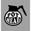 Texas Hart Designs Coffee Pot Head Fridge Magnet