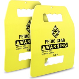PETAC GEAR Tactical Weights Plates For Weighted Vest For Men Workout,5/10/15/20 LBS Weight Strength Training Vests Equipment Workout Gear (5LB*2, Curved)