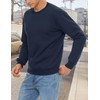 MAGCOMSEN Mens Sweatshirt with Sherpa Lining Pullover Men Winter Basic