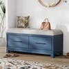 GDFStudio Shoe Bench with Removable Cushion & Hidden Storage,Entryway Bench