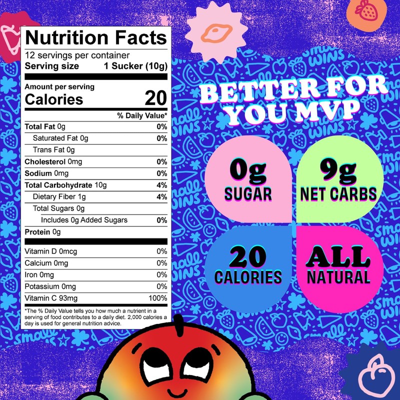 Enjoy Small Wins by Jayson Tatum - Tropical Mix Suckers