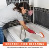 Baderke 4 Pcs Tub Tile Scrubber Cleaning Brush Pads (Without