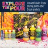 FolkArt, 3-Slotted Drizzle Divided Cup Perfect for Fluid Paint Pouring