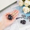GORGECRAFT 2PCS Round Curtain Rod Finials Drapery Pole Ball End