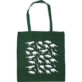 Hippowarehouse Dinosaur pattern Tote Shopping Gym Beach Bag 42cm x38cm, 10 litres