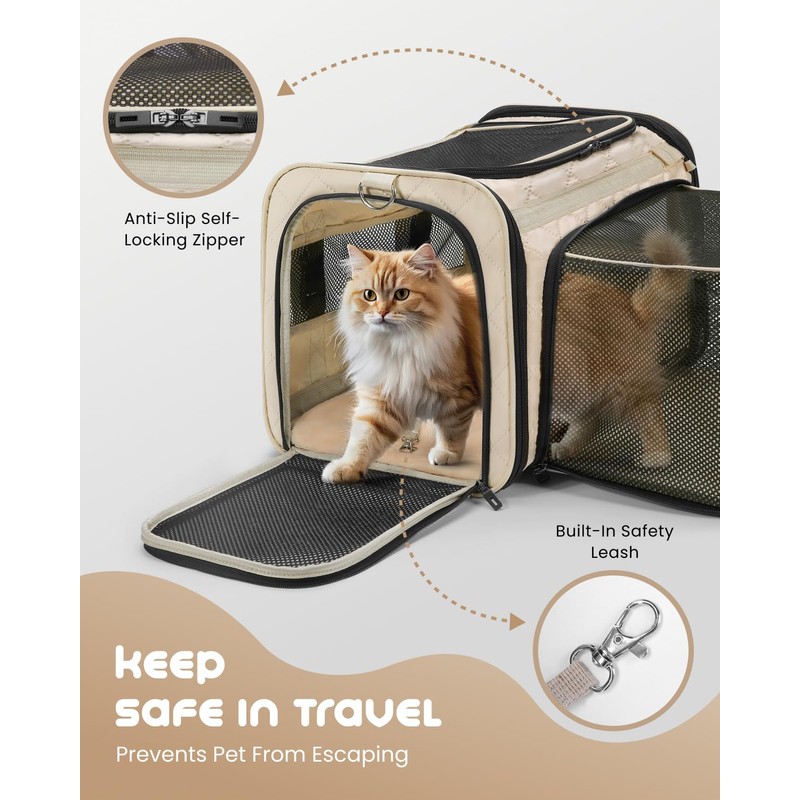 MIDOG Cat Carrier Soft for Small to Medium-Sized Cats,Up to