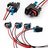ZUDKSUY Conector inyector de combustible, 8 unidades (longitud del cable: