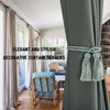 BEL AVENIR 2 Pack Curtain Handmade Tiebacks Decorative Curtain Holdbacks
