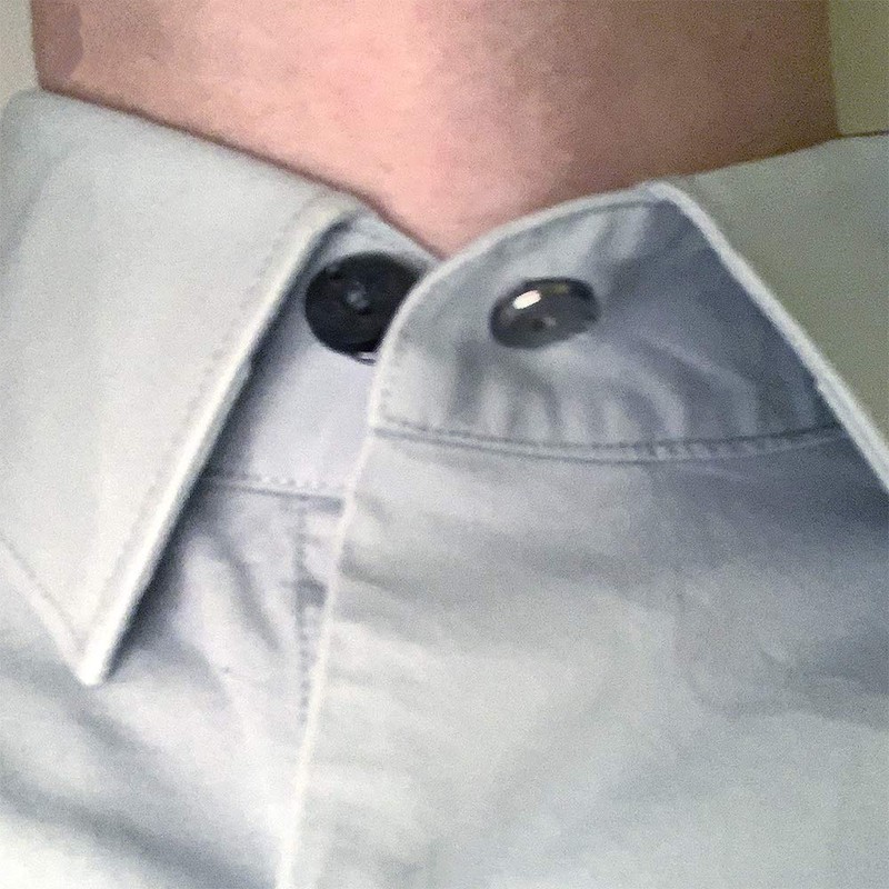 Collar Extender 5-Pack for Men's Dress Shirts, Stretches Half an