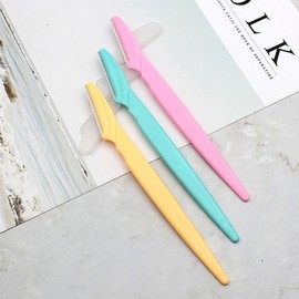 Folding Eyebrow Grooming Tool Eyebrow Razor Sky Blue 45ea