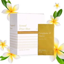 LAVOIR Love Assembled Dry Sheet: Plumeria & Gaiac 40 Sheets (Frangipani & Gaiac) Exotic Floral Scent