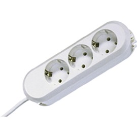 SMART,387.271,Steckdosenleiste AA83x Schutzkontakt,weiss, 3,0 m