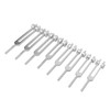 8pcs Tuning Fork Set Aluminum Alloy Tuning Fork 126.22Hz Sound