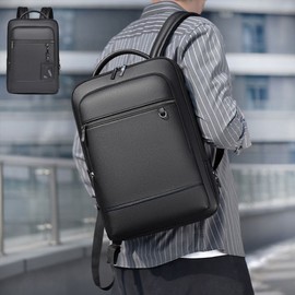 Backpack business men's laptop bag laptop name tag LDGBURB-602 Black/ONESIZE