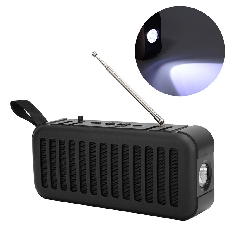 D6‑2 Wireless Bluetooth Speaker Mini Portable Solar Powered Subwoofer Support