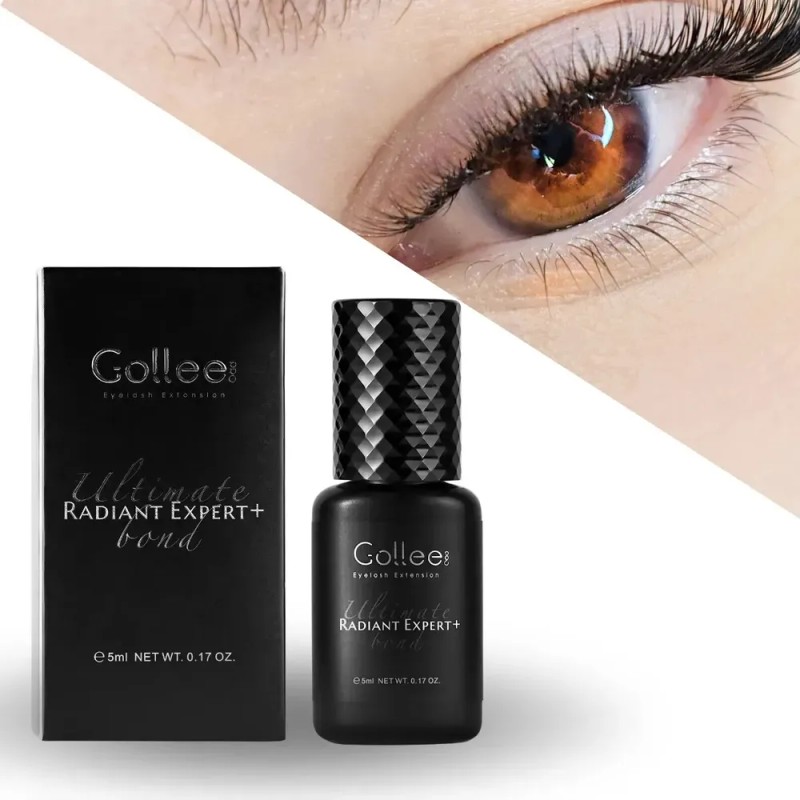 Pegamento Para Pestañas Gollee Radiant Expert Negro de 5 mL