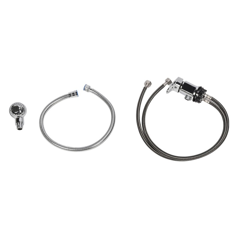 Shampoo Bowl Faucet Rust Resistant 70cm Hose Zinc Alloy Structure